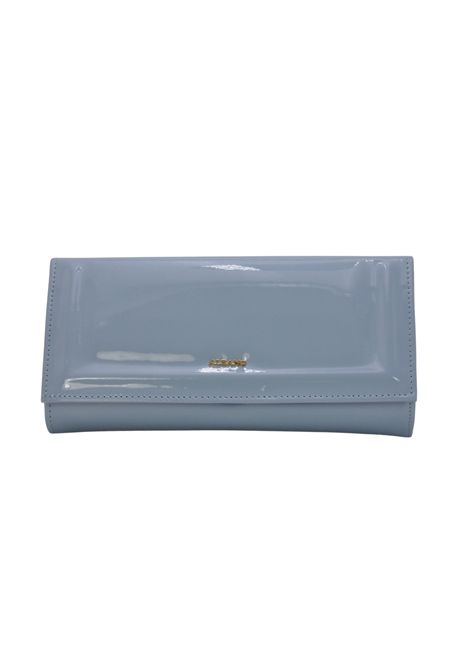 Pochette vernice azzurra ALBANO | A1051VERNICECELESTE